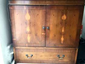 Freecycle Rosewood TV cabinet