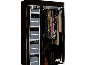 Freecycle VonHaus Double Canvas Effect Wardrobe, Beige