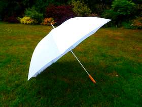 Freecycle White wedding umbrellas