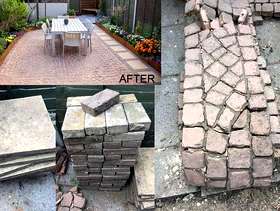 Freecycle Paving slabs/Block Pavers/Decorative Cobbles