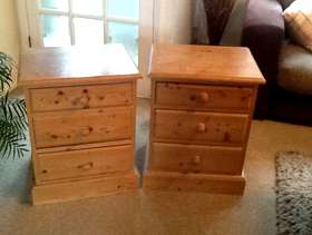 Freecycle Pine Bedside Tables