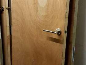 Freecycle Fire oak door
