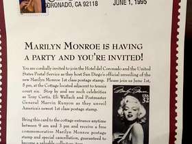 Freecycle Marilyn Monroe commemorative postage stamp