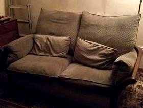 Freecycle 2 seater settee and 2 chairs in good but used ...