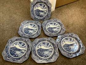Freecycle Johnson Brothers “Historic America “ plates
