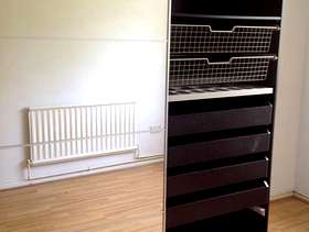 Freecycle Glass fronted wardrobe
