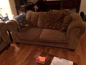 Freecycle Sofa and loveseat