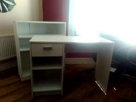Freecycle Desk and matching bookshelf