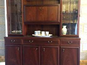 Freecycle Mahogany, floor standing, wall cabinet
