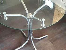 Freecycle Round glass table