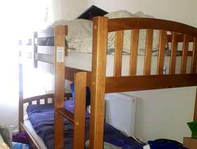 Freecycle Solid pine bunk beds excellent condition
