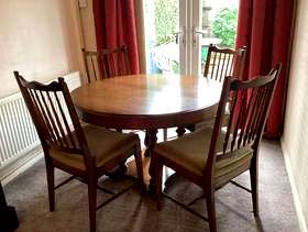 Freecycle Stag dining room chairs
