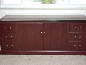 Freecycle Beautiful wood credenza