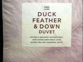 Freecycle King Size Duck Feather & Down Duvet