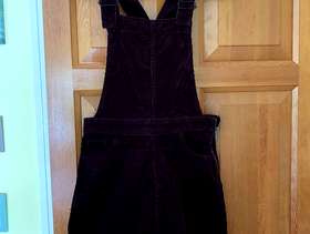 Freecycle Ladies dungaree dress - dark plum (New Look)