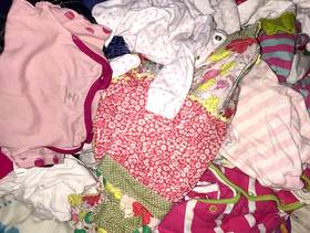 Freecycle Large bag of newborn girls clothes