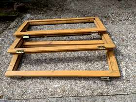 Freecycle Wooden window frames for outdoor building