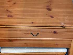 Freecycle Ikea Bureau + storage bench