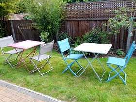 Freecycle Garden tables and chairs