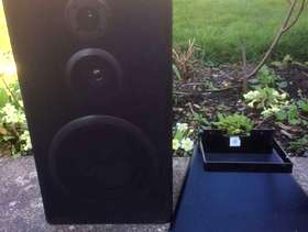 Freecycle Sony speakers+ stands