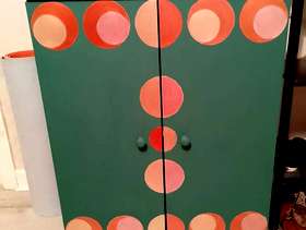 Freecycle Hand painted cabinet