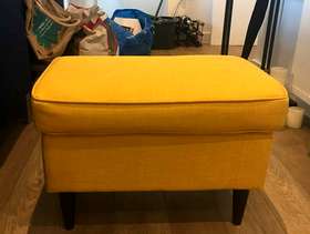 Freecycle FREE yellow footstool