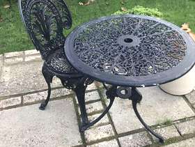 Freecycle Garden Table and one chair