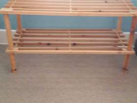 Freecycle Shoe rack