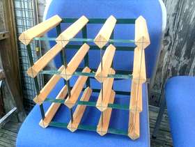 Freecycle 12 bottle wine rack
