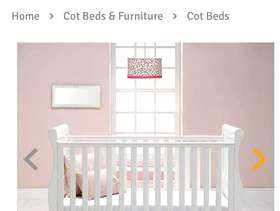 Freecycle Sleigh cot bed