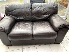 Freecycle Brown 2 seater sofa