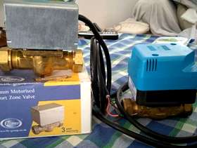 Freecycle New & unused: Motorised Zone Valves for central heating system
