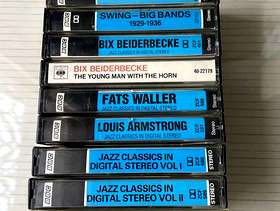 Freecycle Jazz audio tapes x 10