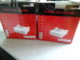 Freecycle 2.0 kw fan Heather x 2