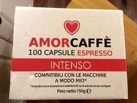 Freecycle Amorcaffe 100 Capsule Espresso