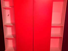 Freecycle Large ikea wardrobe red doors