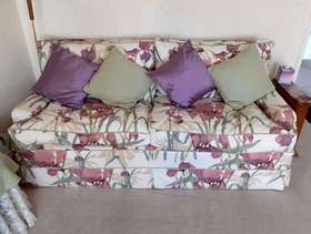 Freecycle Floral Sofa
