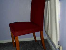 Freecycle Four dining chairs,