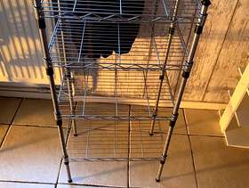 Freecycle Storage shelves unit silver
