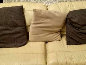 Freecycle 2 seater and 3 seater leather sofa