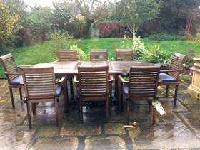 Freecycle Garden table and chairs for up to 8
