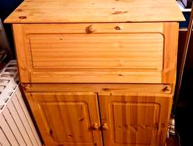 Freecycle Pine Writing Desk/Bureau - Collection only NW9