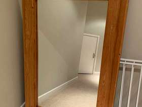 Freecycle Large wooden framed mirror