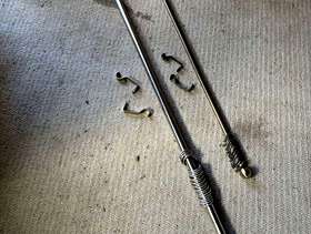 Freecycle Metal Curtain Poles