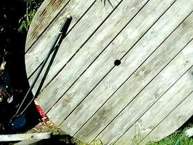 Freecycle Garden table