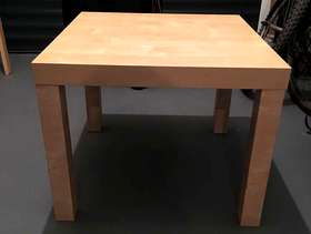 Freecycle Small side table (ikea, light birch)