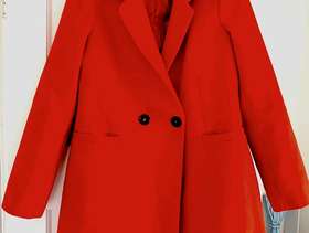 Freecycle Red coat, warehouse, size 12, with contrast beige under the ...