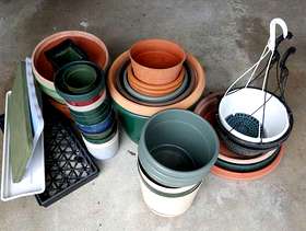 Freecycle Planters/Flower Pots
