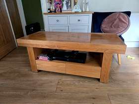 Freecycle Solid wood TV stand