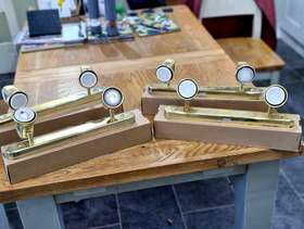 Freecycle Four Double Spotlights & Three Double Wall Lamps